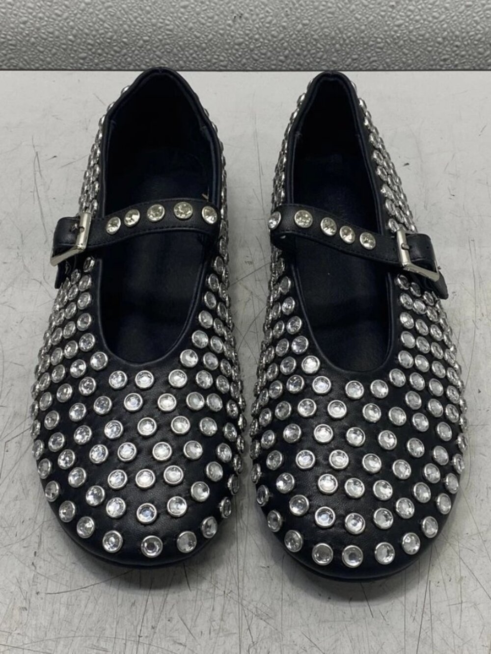 Tony Bianco Miami Black Nappa Flats Women's Size 5